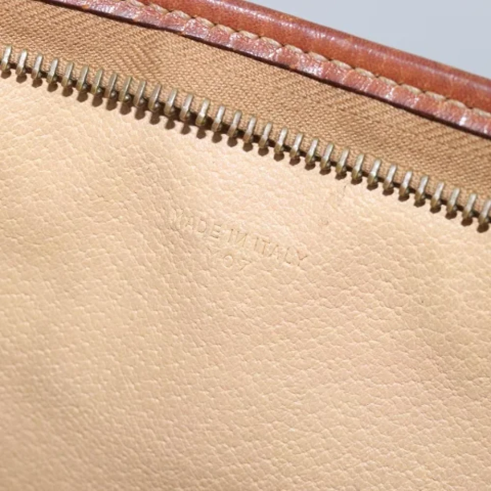 Celine Vintage Pre-owned Leather clutches Brown Dames