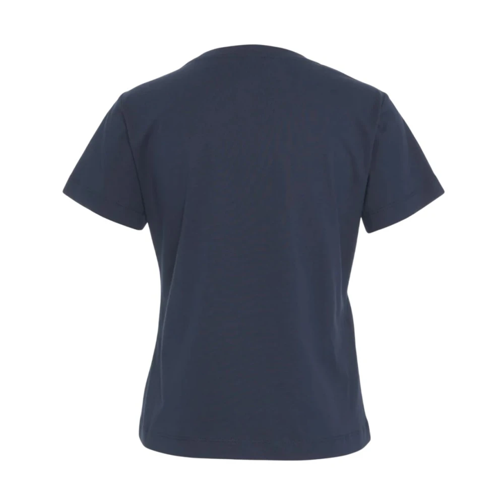 pinko Navy Blauw Kortemouw T-shirt Blue Dames