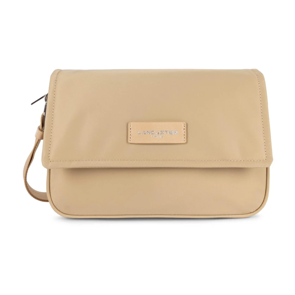 Lancaster Magnetische Flap Schoudertas Basic Vita Beige Dames