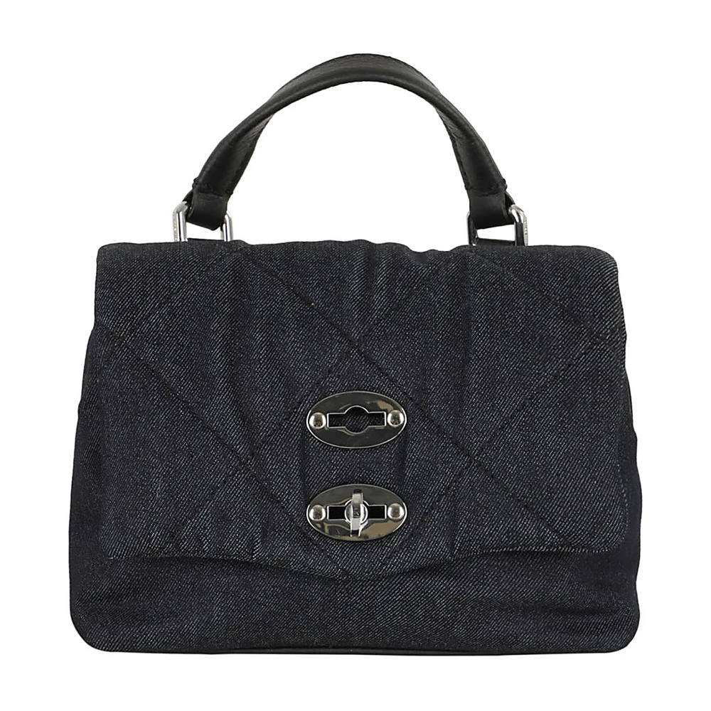 Zanellato Denim Gevoerde Babytas Blue Dames
