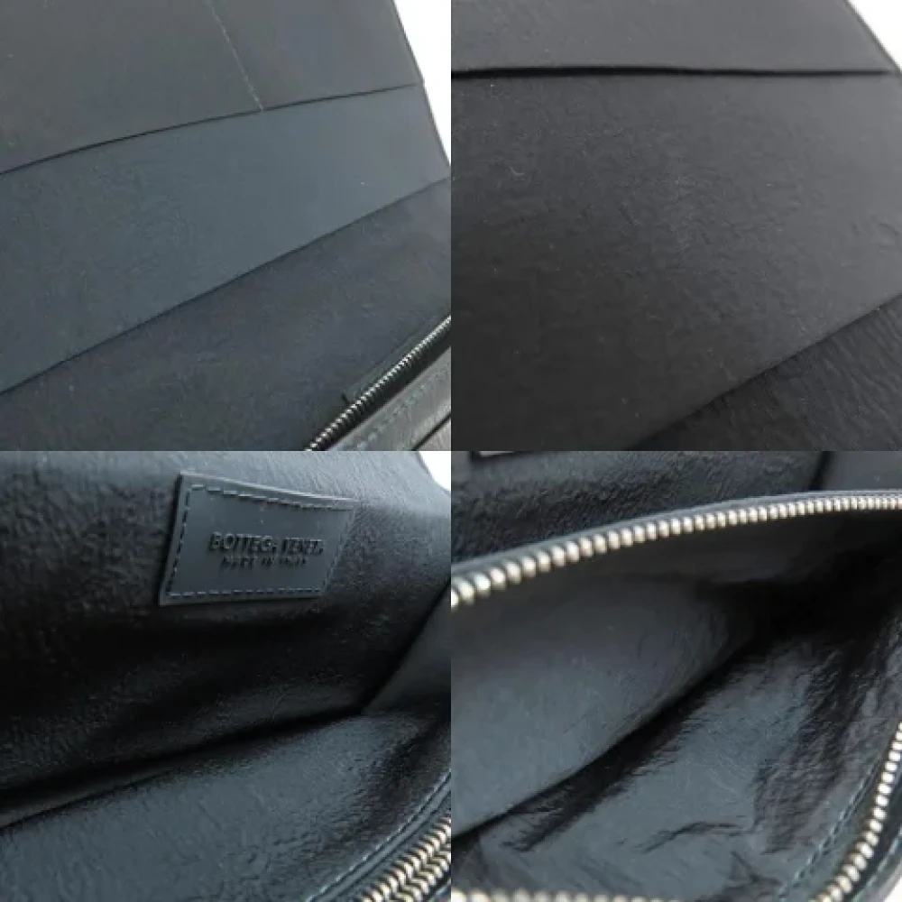 Bottega Veneta Vintage Pre-owned Leather wallets Black Dames