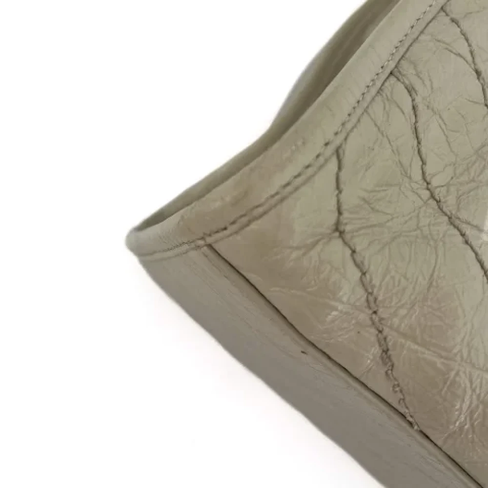 Yves Saint Laurent Vintage Pre-owned Leather crossbody-bags Gray Dames