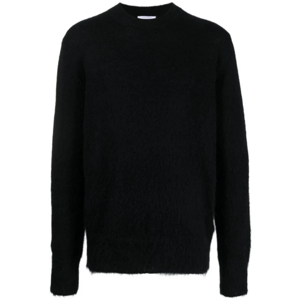 Off White Mohair Arrow Stickad Tröja Black, Herr