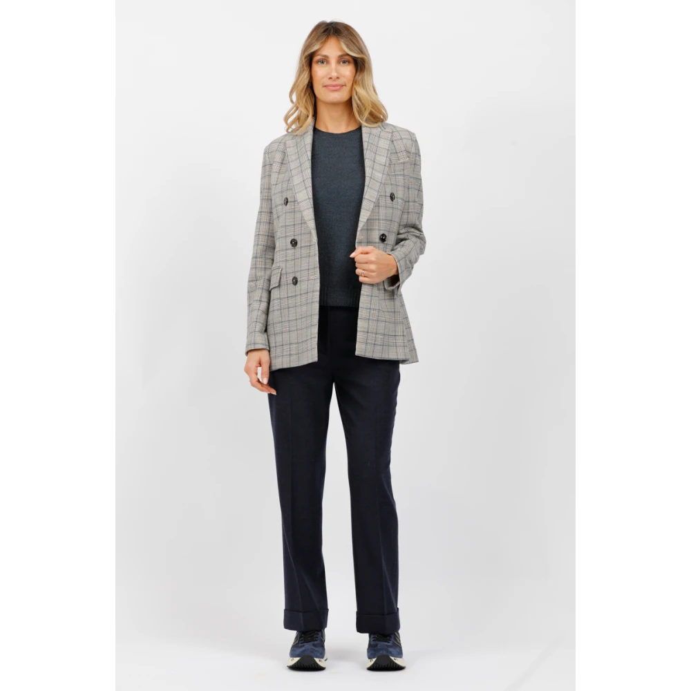 Via Masini 80 Wijde broek Black Dames