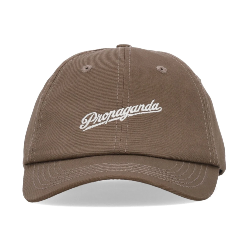 Propaganda Bruine Signature Dad Hat Streetwear Brown Heren
