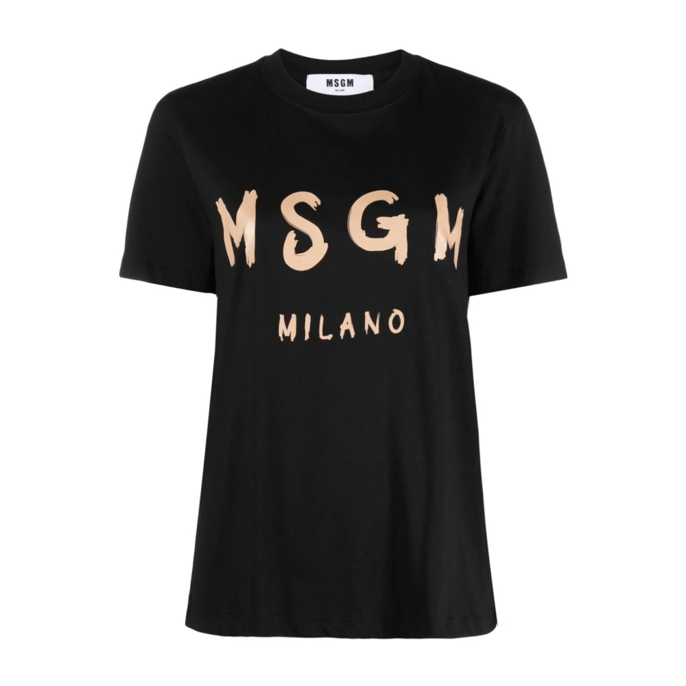 Msgm - Tops > T-Shirts - Black - Msgm - Modalova