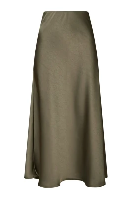 Elegant Satin Kjol Kall