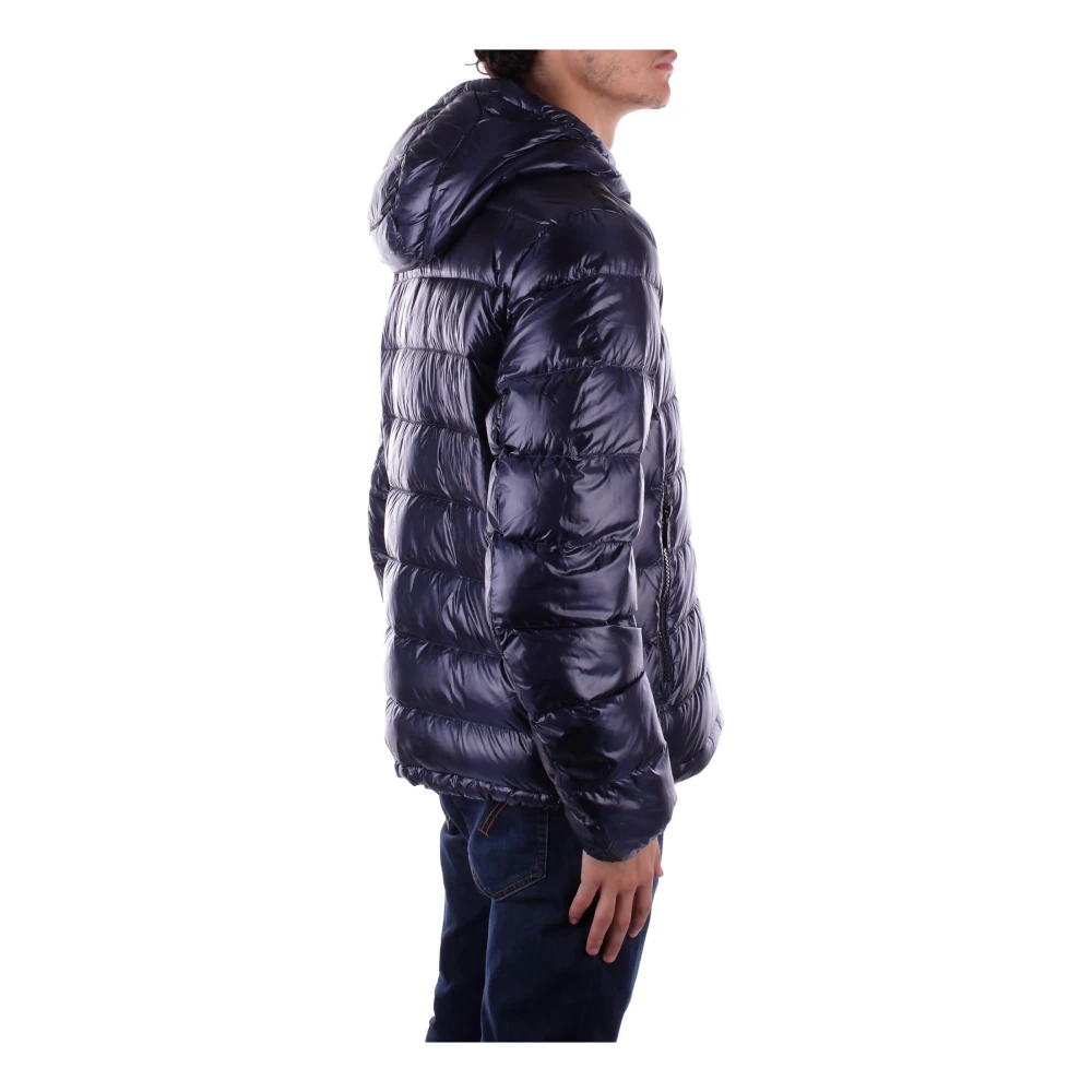 add Blauwe hoodie met ritssluiting zakken Blue Heren