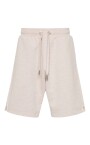 casual-beige-cotton-elastane-shorts