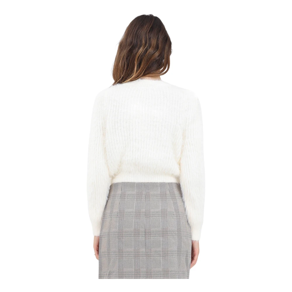 Only Witte Crew Neck Sweater White Dames