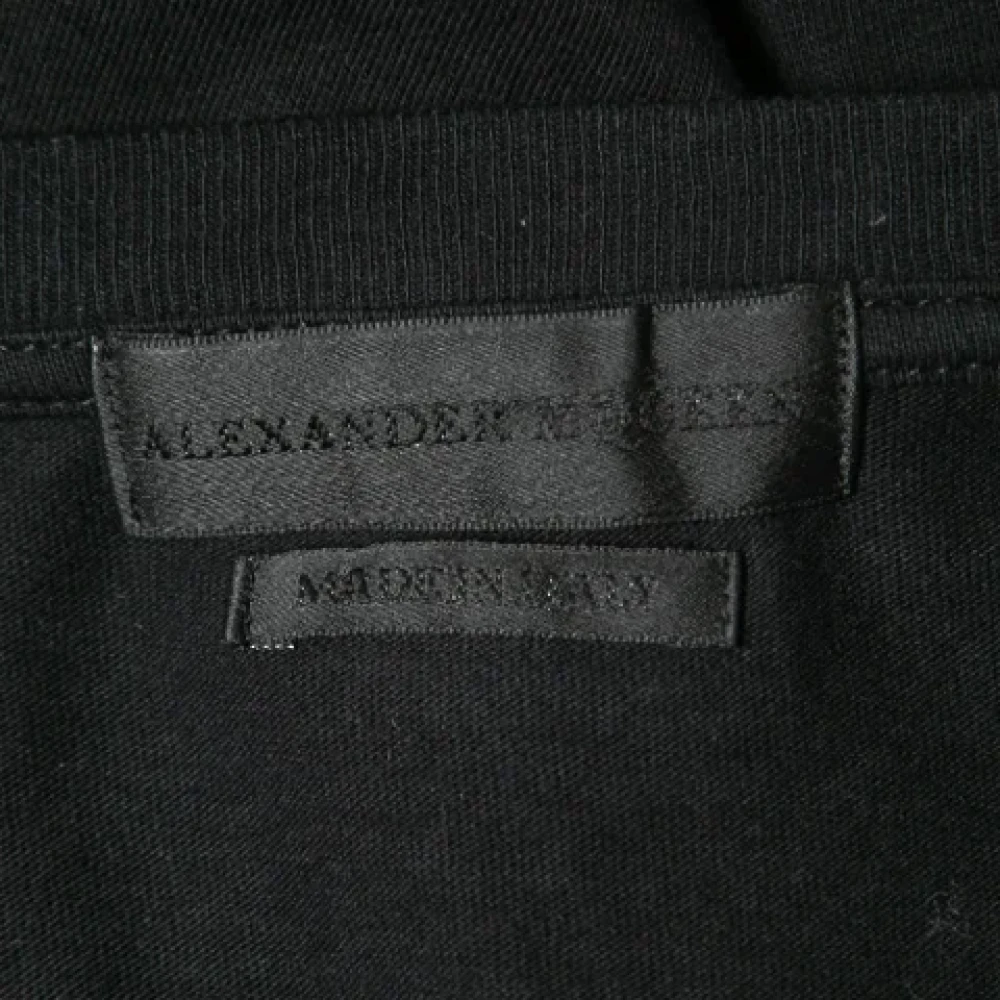 Alexander McQueen Pre-owned Cotton tops Black Dames