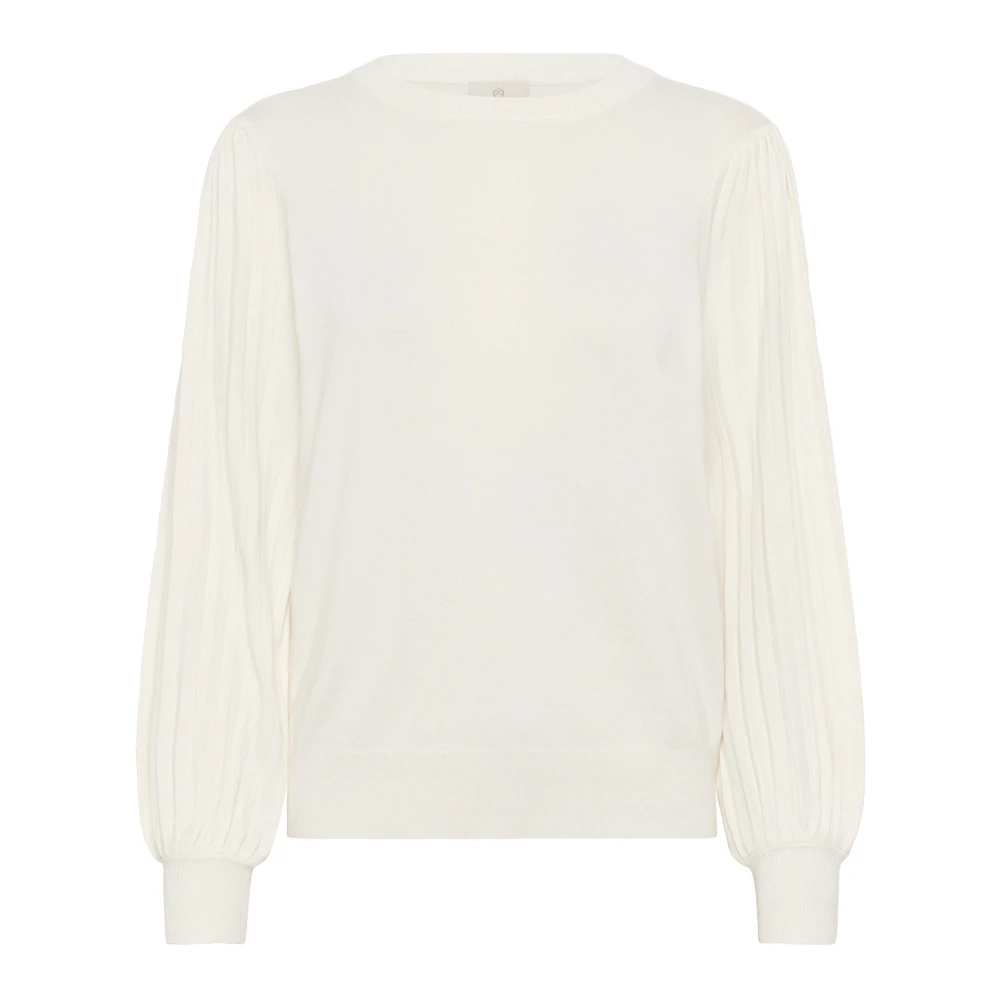 Kaffe Damen Weiß Strickpullover, Lone - Bild 3