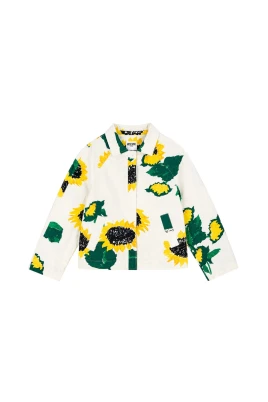 Giacca stampa girasoli