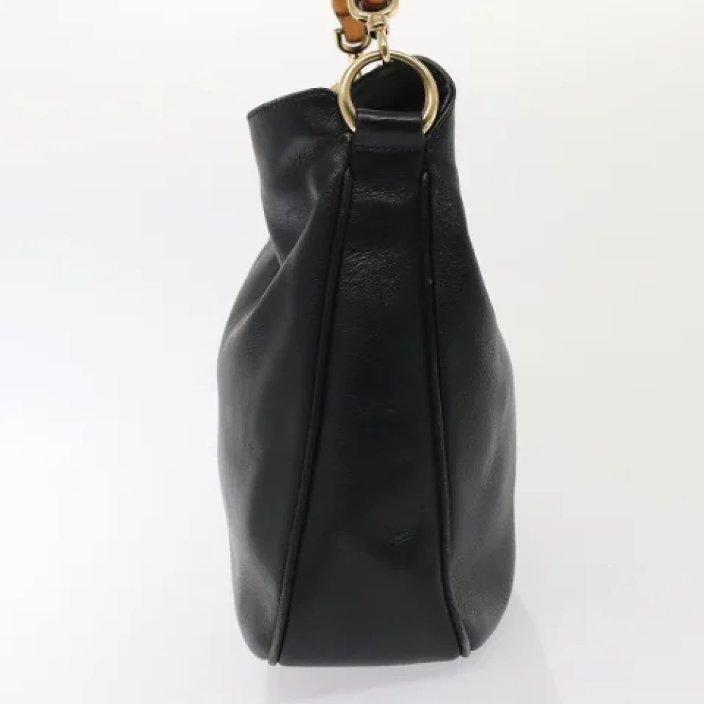 Gucci Vintage Pre-owned Leather handbags Black Dames