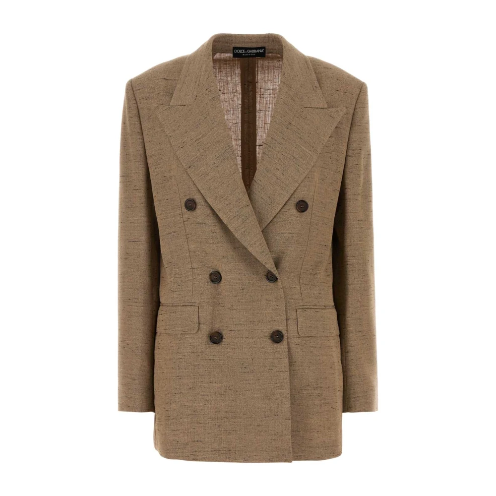 Dolce & Gabbana Women's Brown Giacca - Blazers - M - Jackets