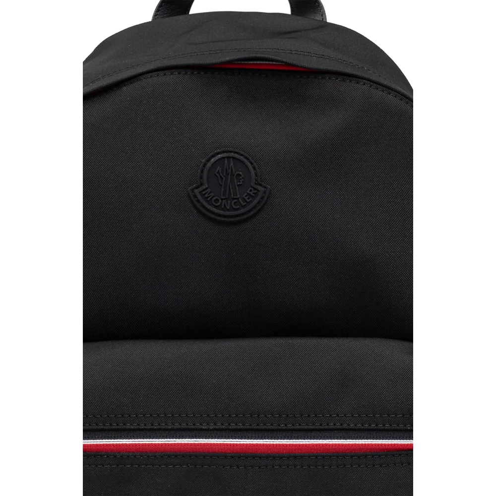 Moncler Rugzak met logopatch Black Heren