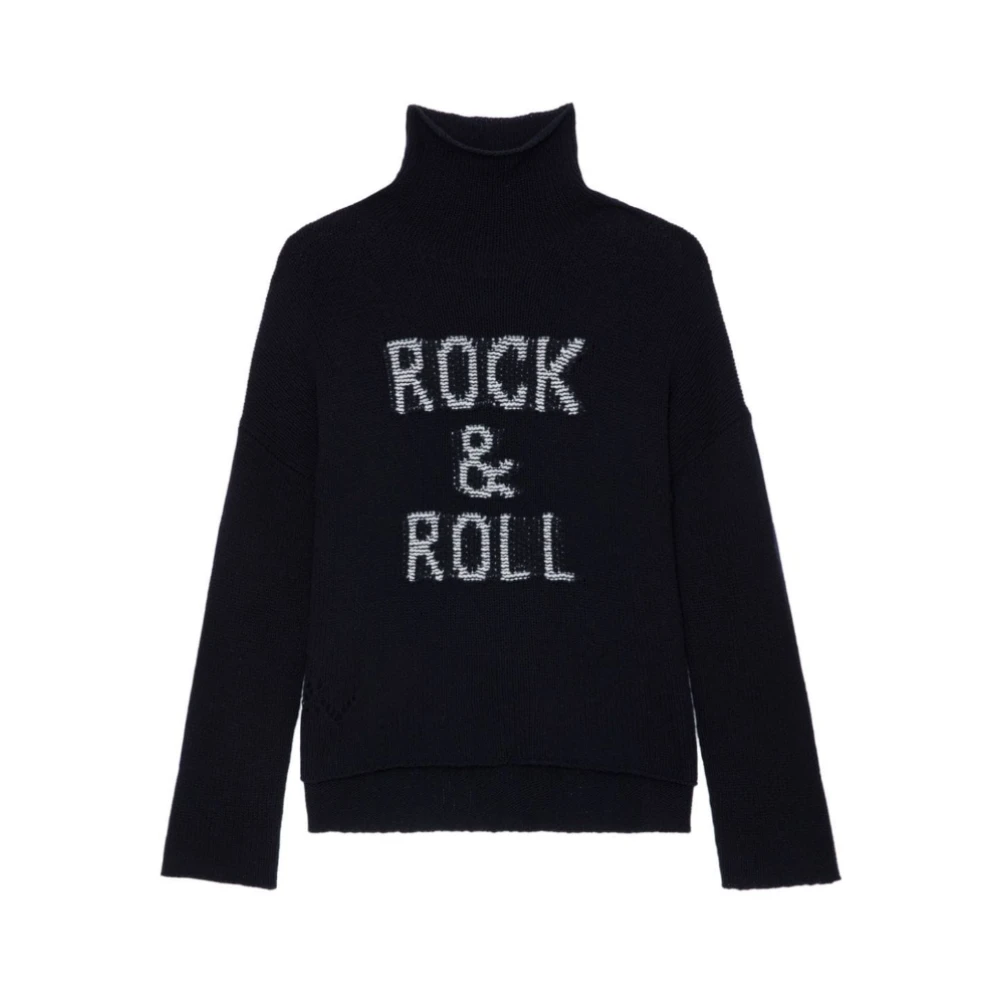Zadig & Voltaire Blauwe Trui Almy Blue Dames
