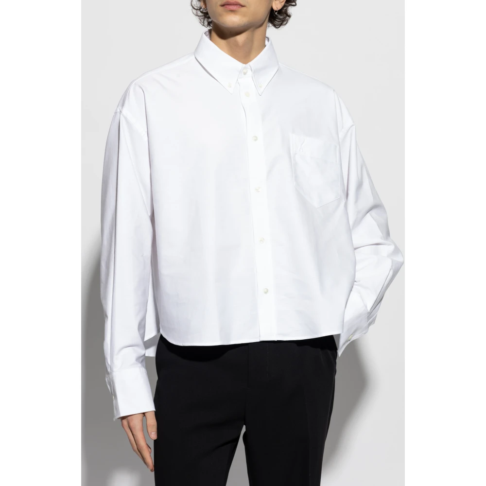 Ami Paris Shirt met logo White Heren
