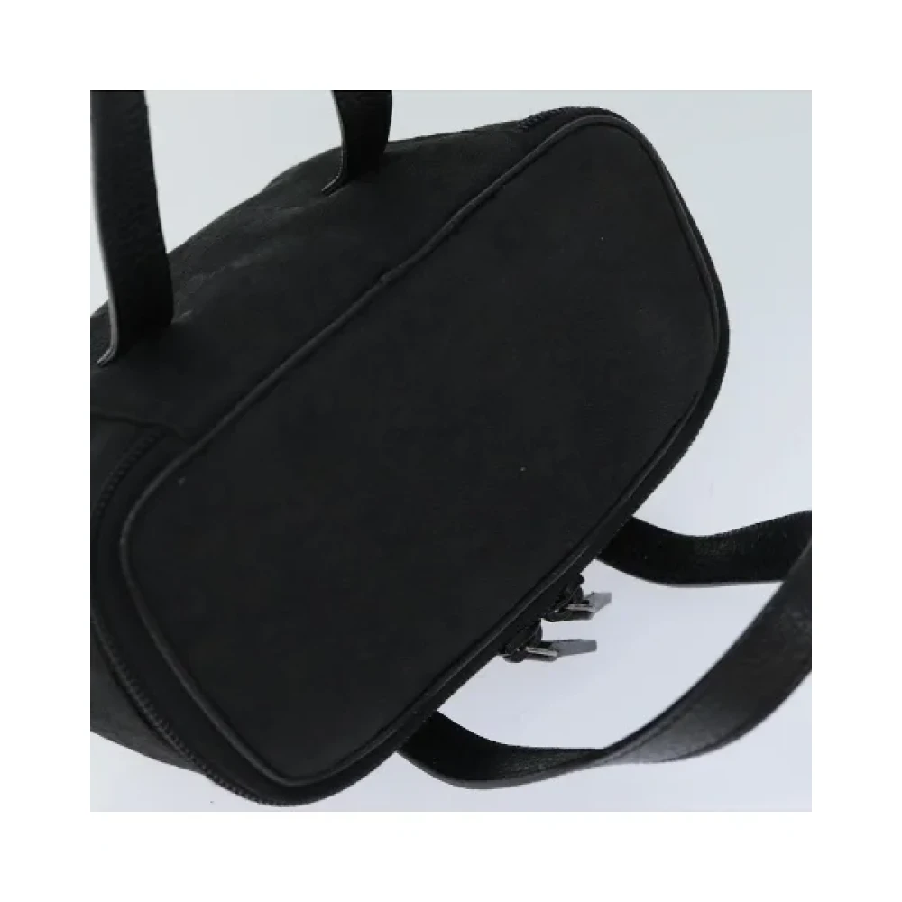 Gucci Vintage Pre-owned Canvas gucci-bags Black Dames