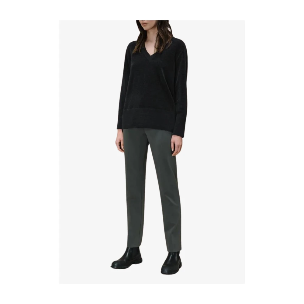 RRD Chenille V-hals Trui Black Dames