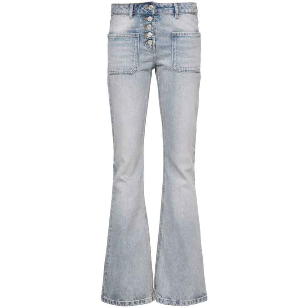 Courrèges Flared Jeans Blue Dames