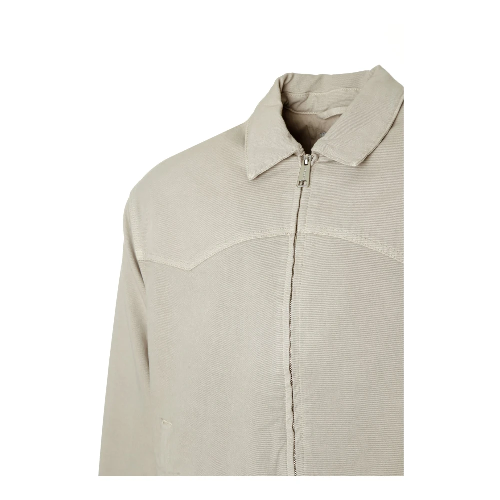 Carhartt WIP Santa Fe Loose Fit Stretch Jack Beige Heren