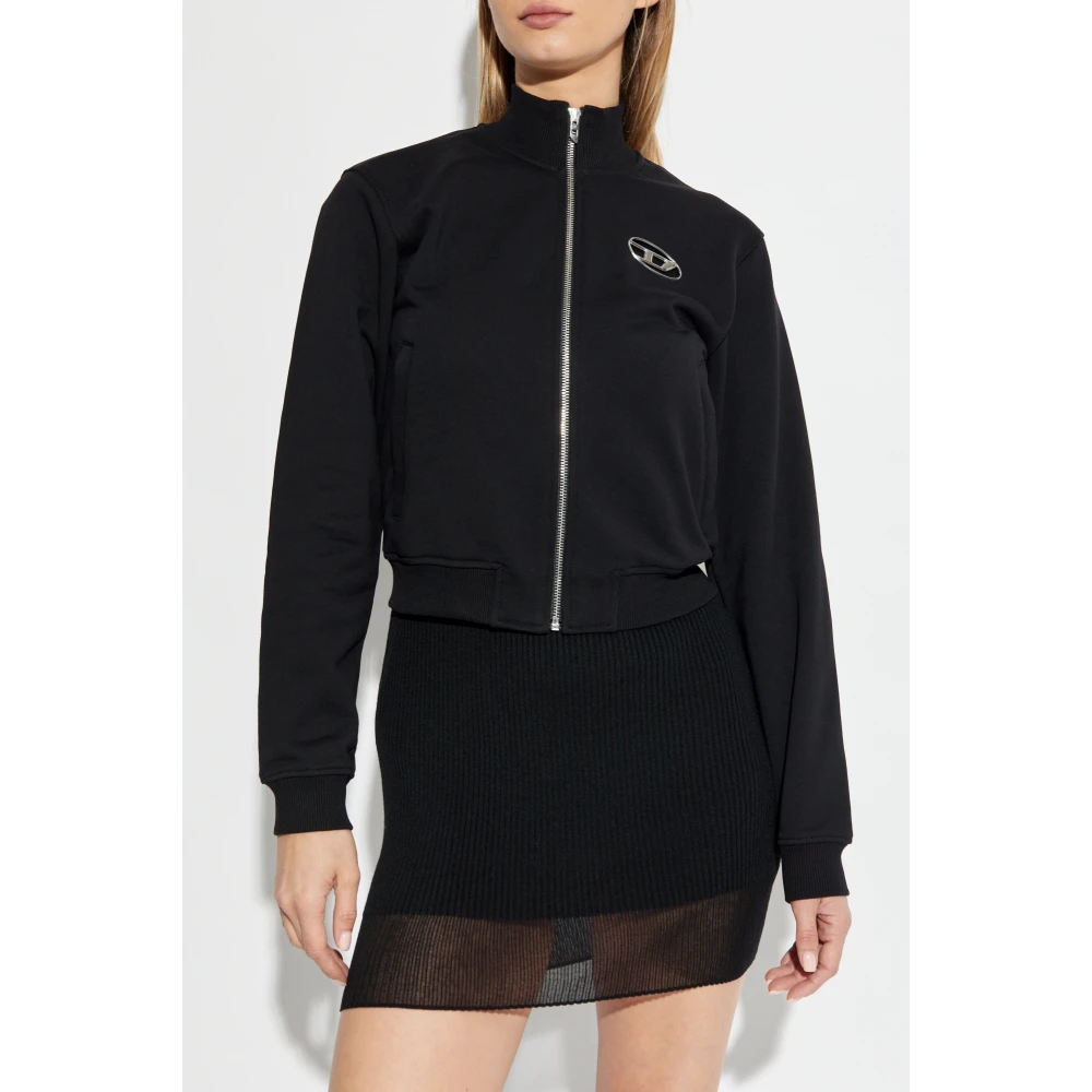 Diesel Sweatshirt F-Flacin Black Dames