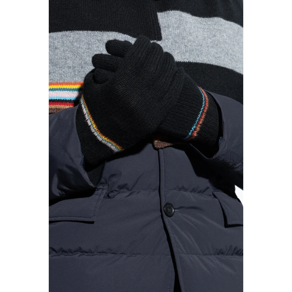 Paul Smith Wollen handschoenen Black Heren