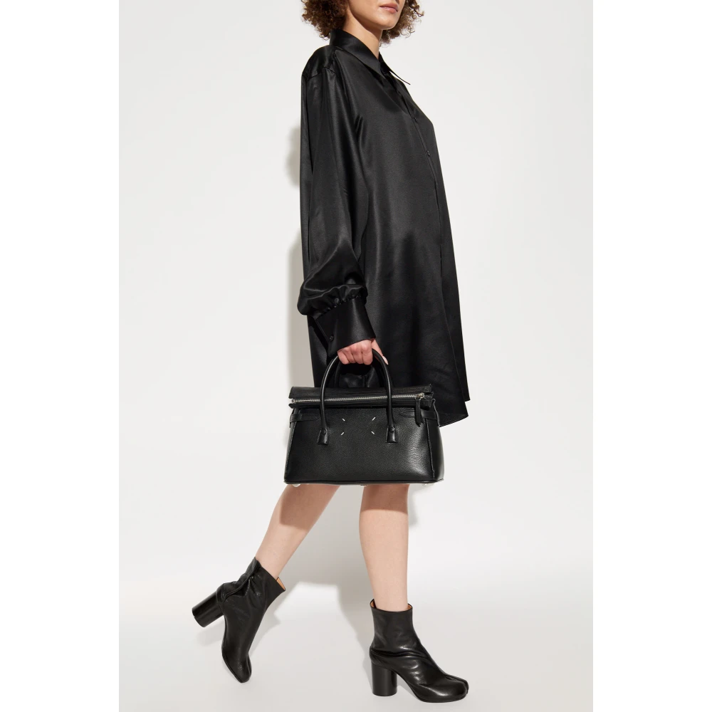 Maison Margiela Zijden overhemd Black Dames