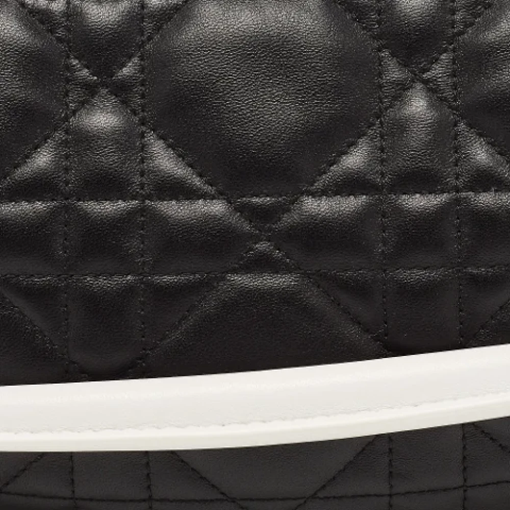 Dior Vintage Pre-owned Leather dior-bags Black Dames