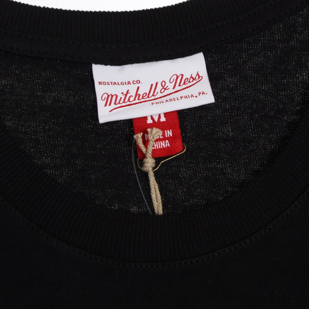Mitchell & Ness NBA Big Face Tee Zwart Black Heren