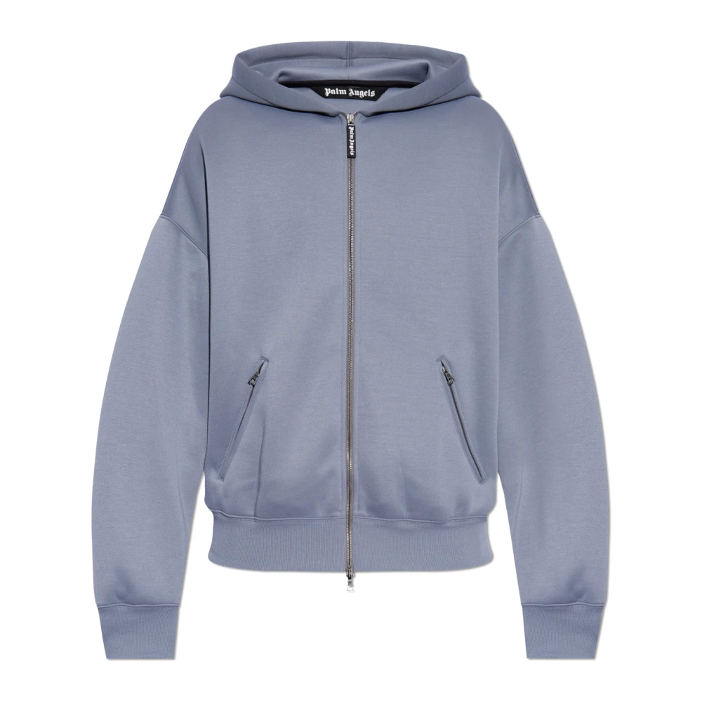 Palm Angels Hoodie Gray Heren