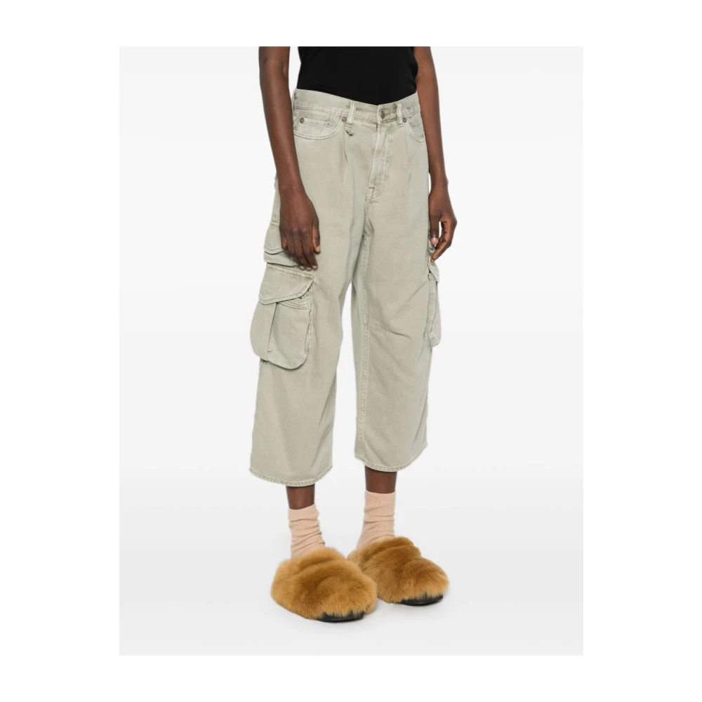 R13 Cargo Multi Pocket Broek Green Dames
