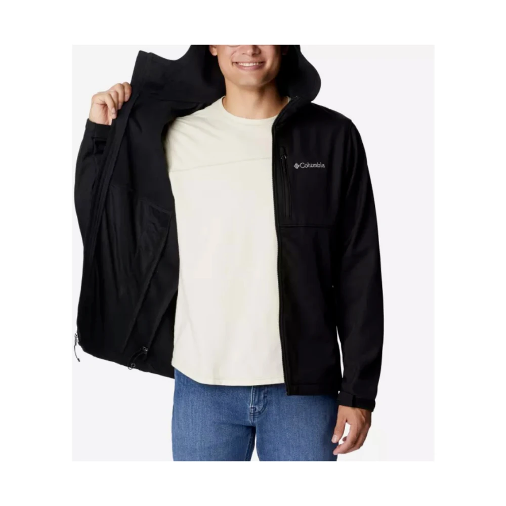 Columbia Zwarte Waterdichte Softshell Wandelschoen Black Heren
