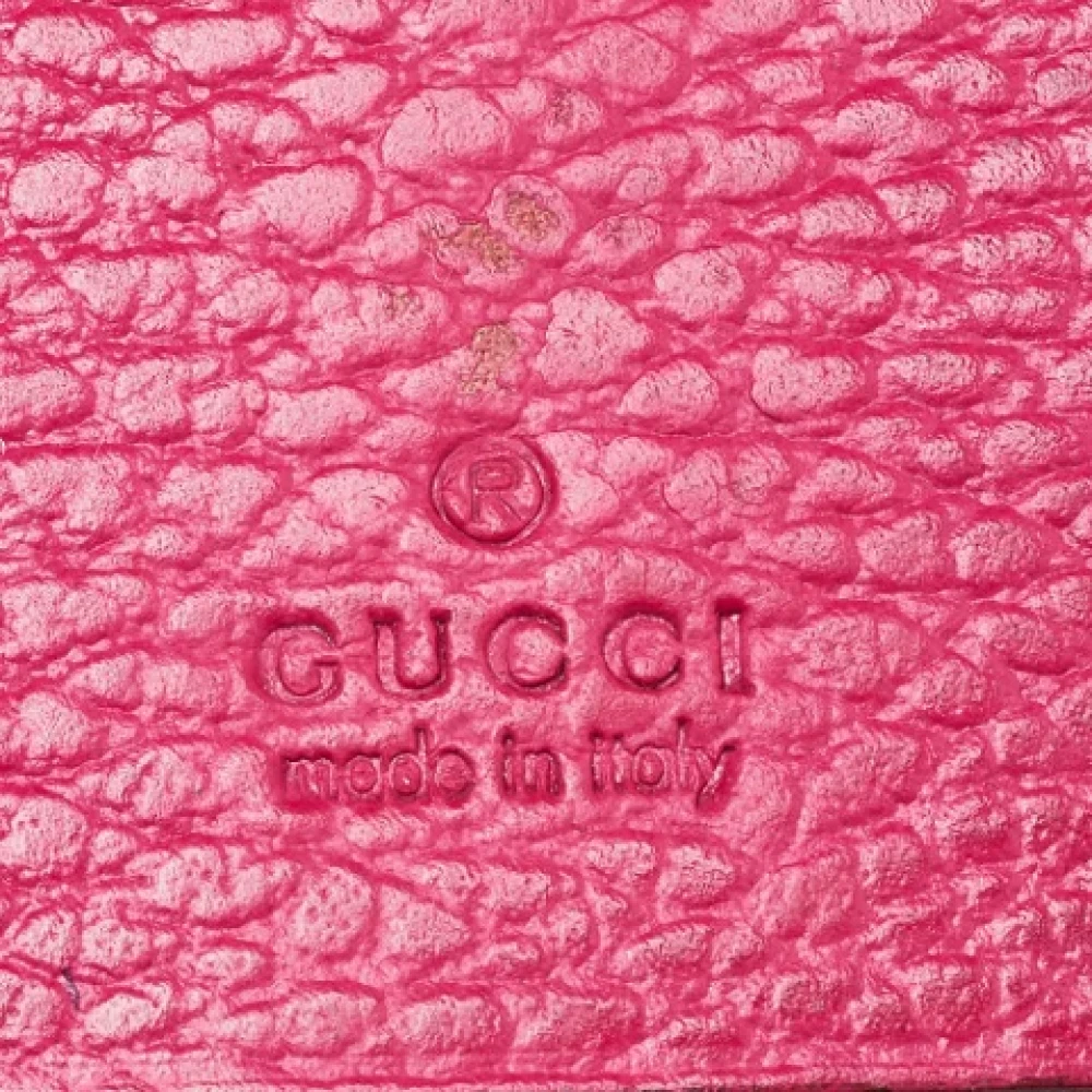 Gucci Vintage Pre-owned Leather key-holders Pink Dames