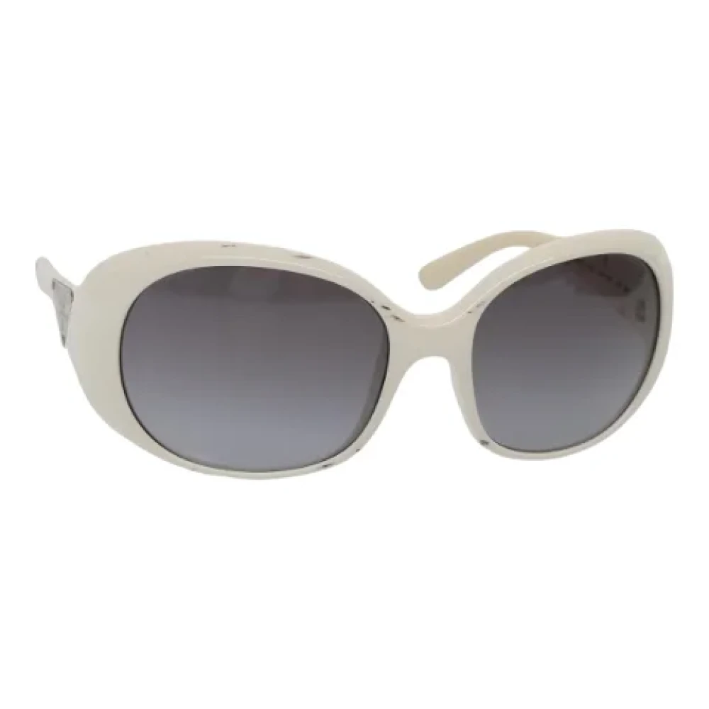 Prada Vintage Pre-owned Plastic sunglasses Beige Dames