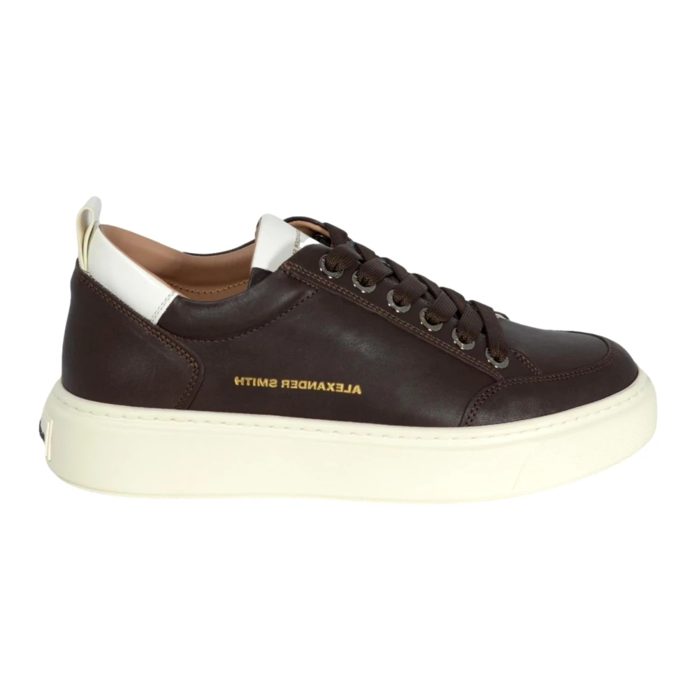 Alexander Smith Bond Street Sneakers Donkerbruin Heren Schoenen