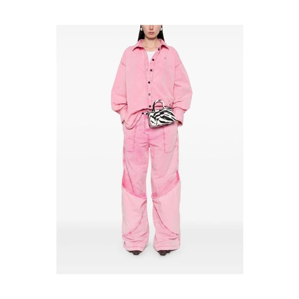 The Attico Roze Jeans met Zakken Pink Dames