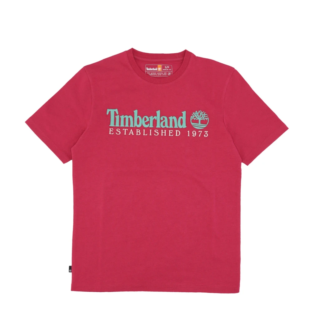 Timberland Levendige W EST 1973 Tee Pink Dames