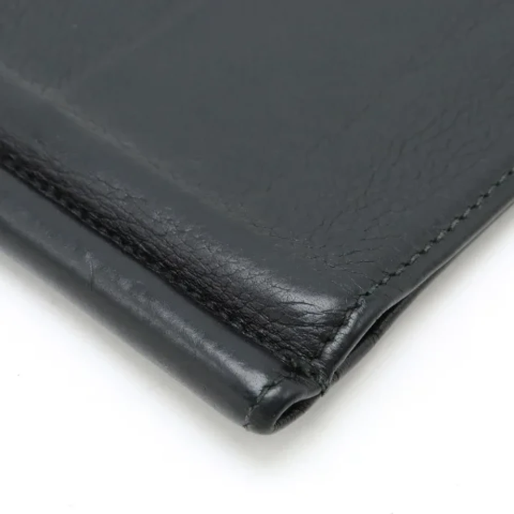 Gucci Vintage Pre-owned Leather wallets Black Dames