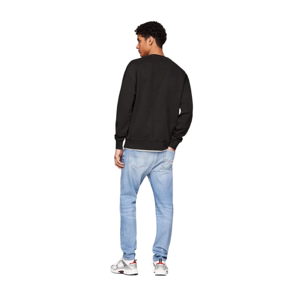 Tommy Jeans Crew Neck Sweatshirt Black Heren