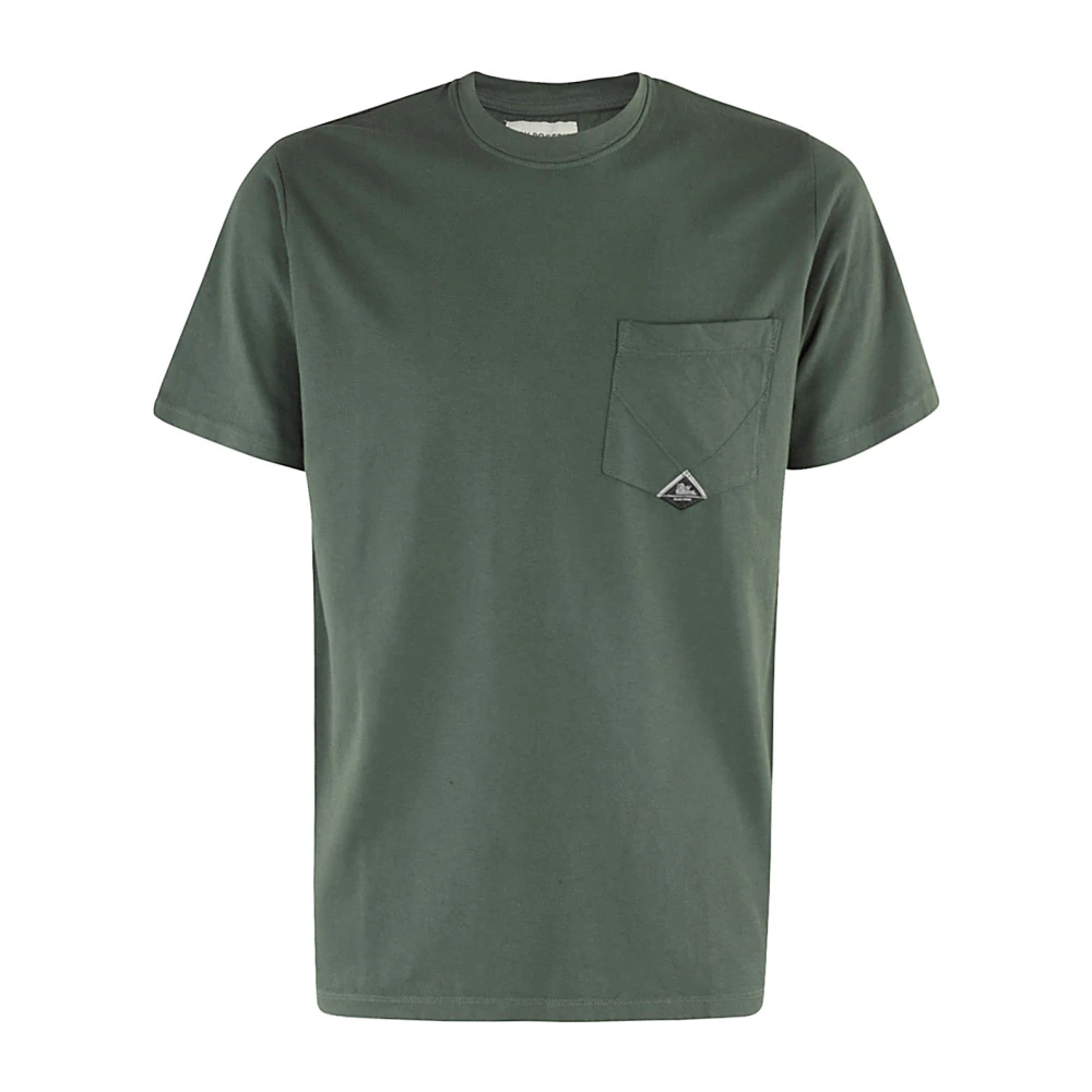Roy Roger's T-shirt met Zakje Klassieke Stijl Green Heren