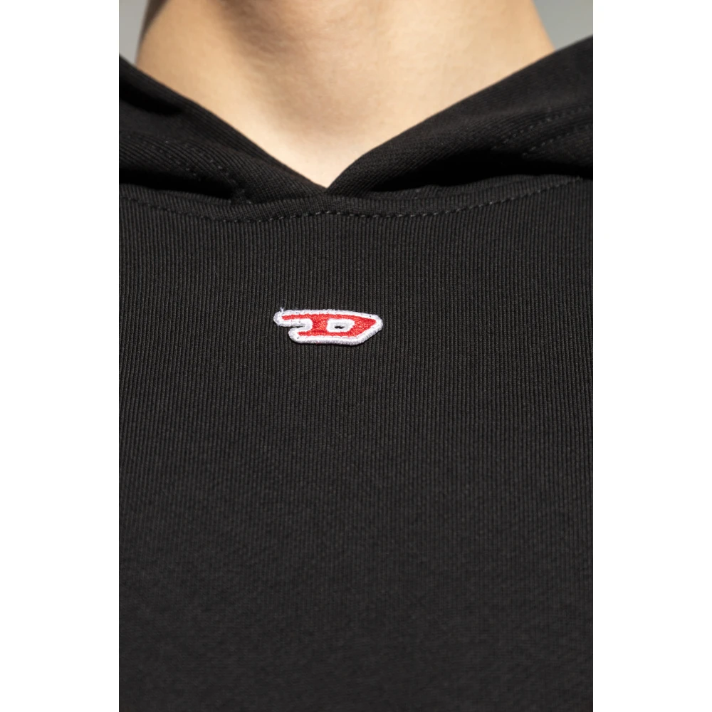 Diesel Hoodie S-BOXT-Hood-D Black Heren