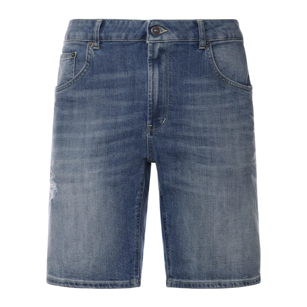 Dondup Men's Blue Denim Shorts, W34, Denim Shorts