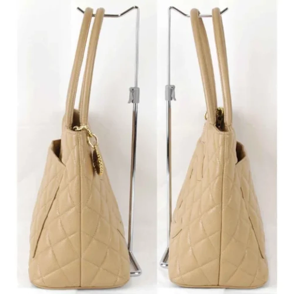 Chanel Vintage Pre-owned Leather totes Brown Dames