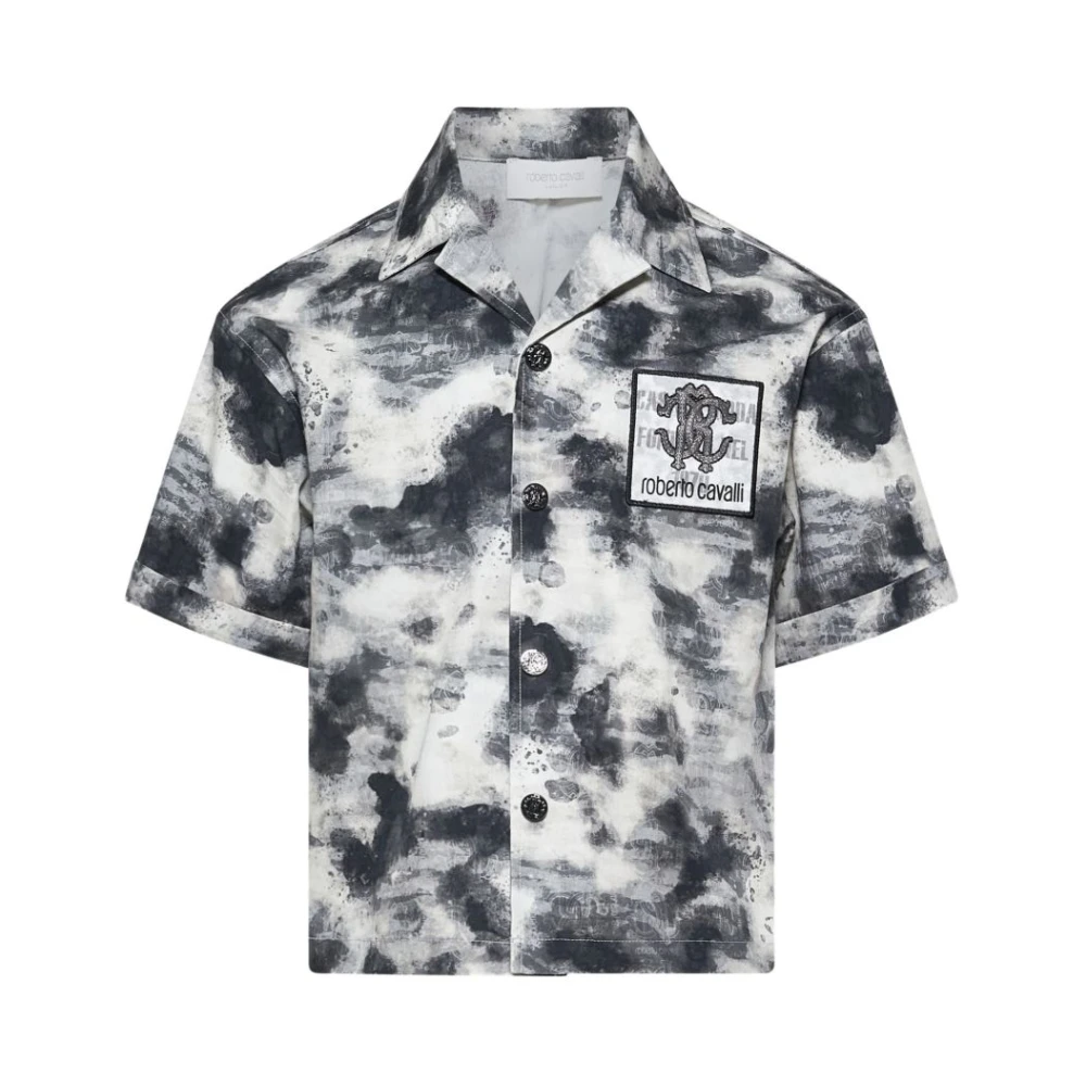 Roberto Cavalli Boys Gray Shirts - Kids Shirts - 8 Y - Kids