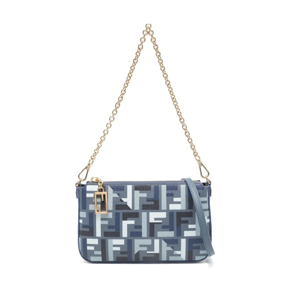Fendi Mujer Azul - Baguette Pouch - Bags - One Size - Baguette Pouch