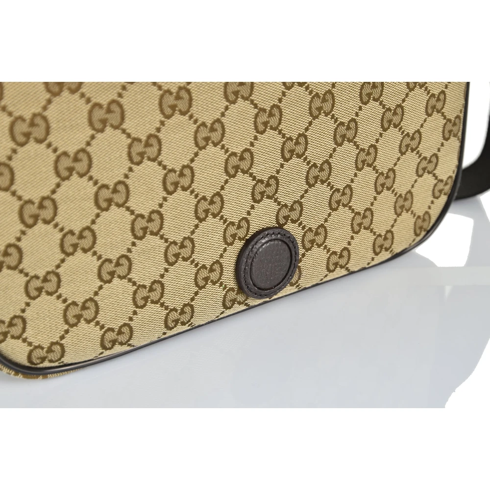 Gucci Beige Messenger Tas Original GG Model Beige Heren