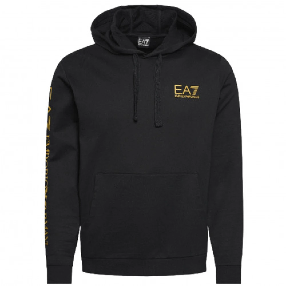 Emporio Armani EA7 Zwart Goud Sweatshirt Black Heren