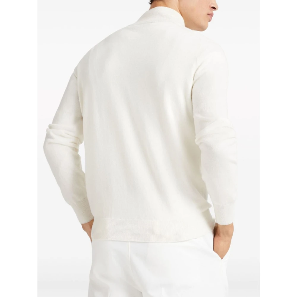 BRUNELLO CUCINELLI Luxe Sweaters Collectie White Heren